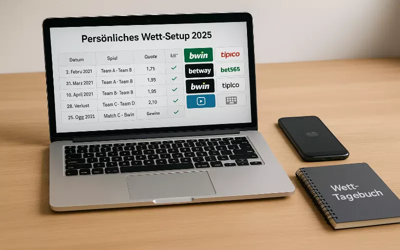 Professionelles Wett-Setup System mit Excel-Tracking und Multi-Account Management