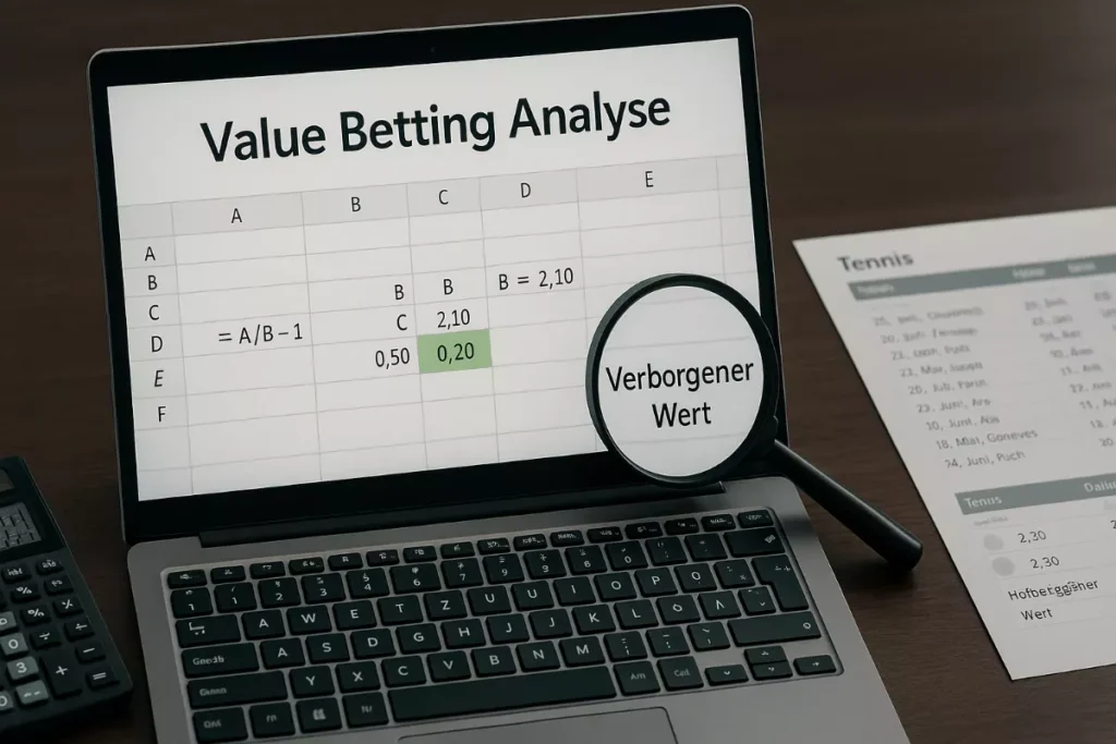 Value Betting Tennis Analyse mit Expected Value Berechnungen und Quoten-Fehlern
